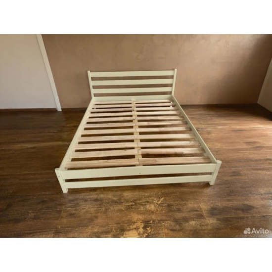 Двуспальная кровать из массива березы CLASSIC