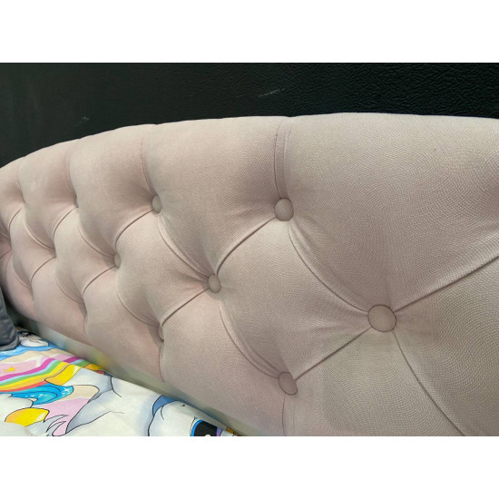 Детская кроватка «Выдвижная» с МЯГКОЙ СПИНКОЙ (С выдвижным местом)