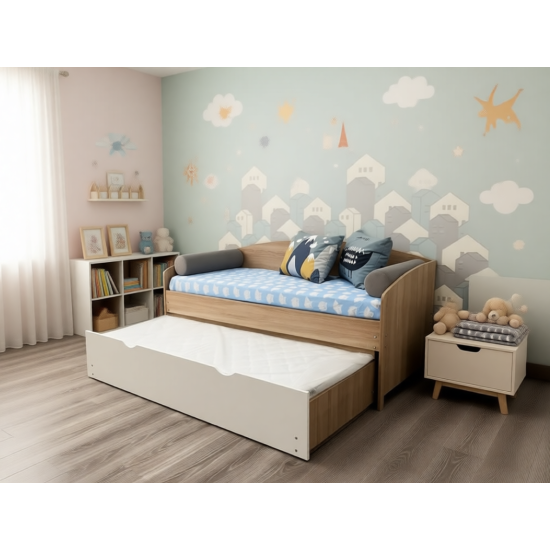 Детская кроватка «Выдвижная» (С выдвижным местом)