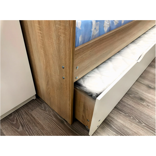 Детская кроватка «Выдвижная» (С выдвижным местом)